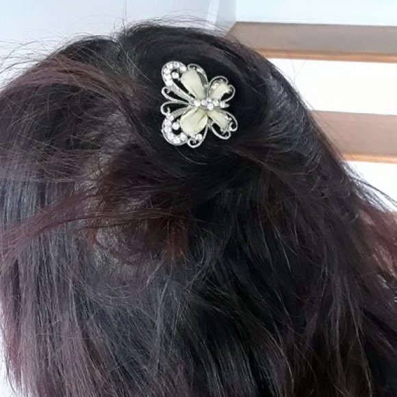 NWOT Hair Rhinestone Pins and 1 Big Duck Bill clip - Picture 6 of 8